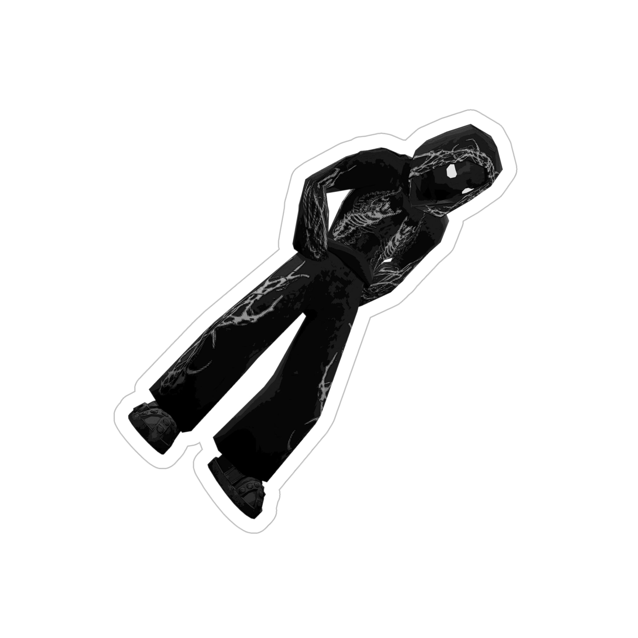 QUIET OC TRANSPARENT STICKER